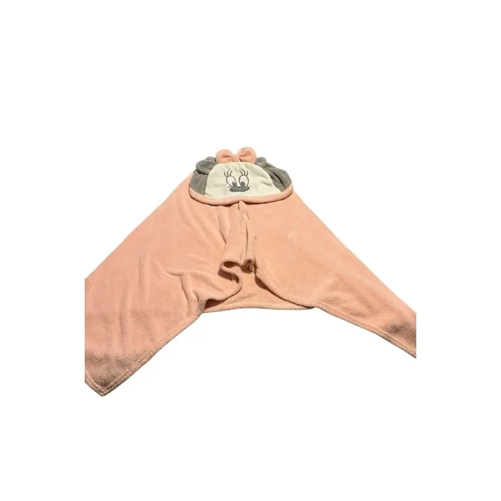 Pink Mouse Hooded Towel One Size
